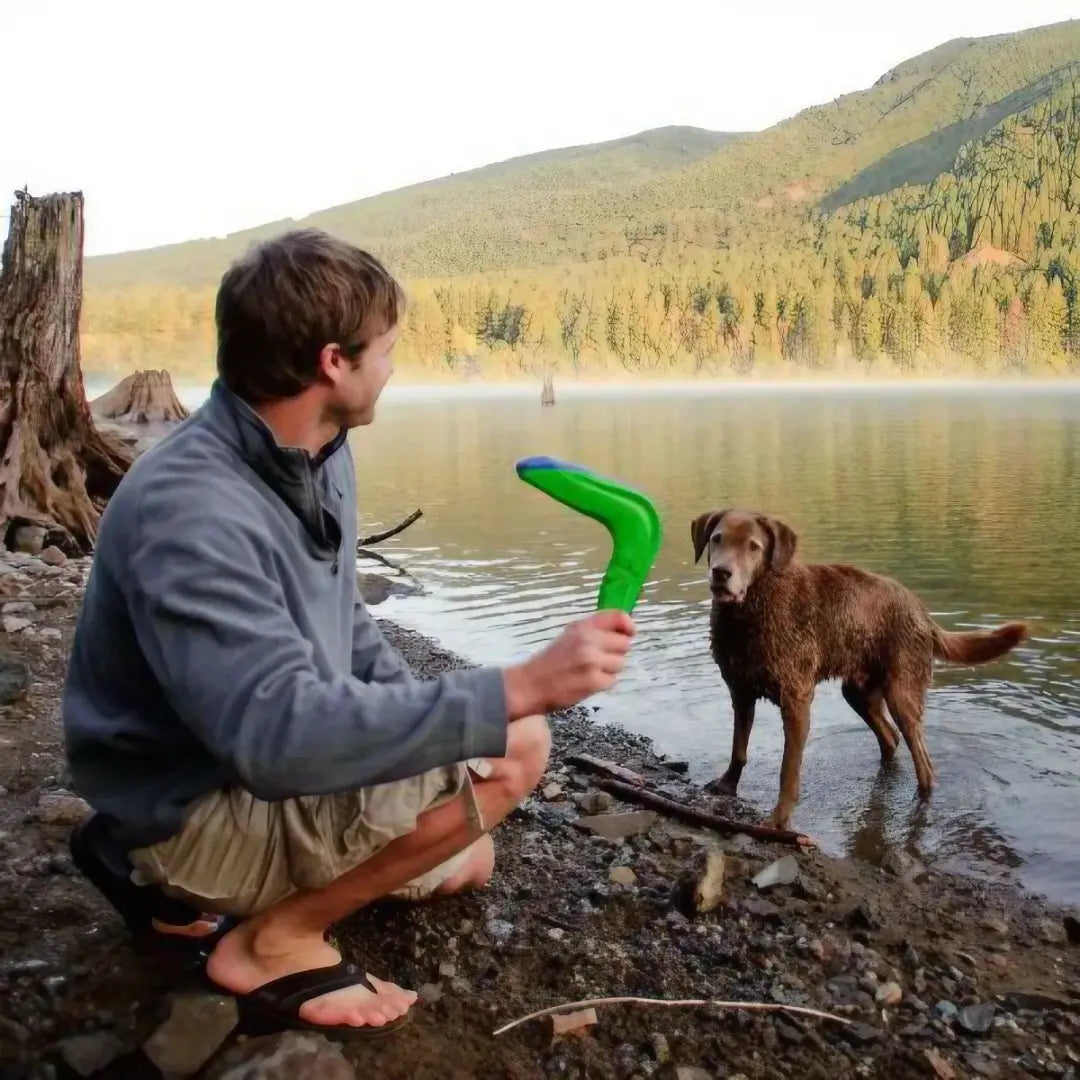Jeu flottant pour chien Amphibious Boomerang