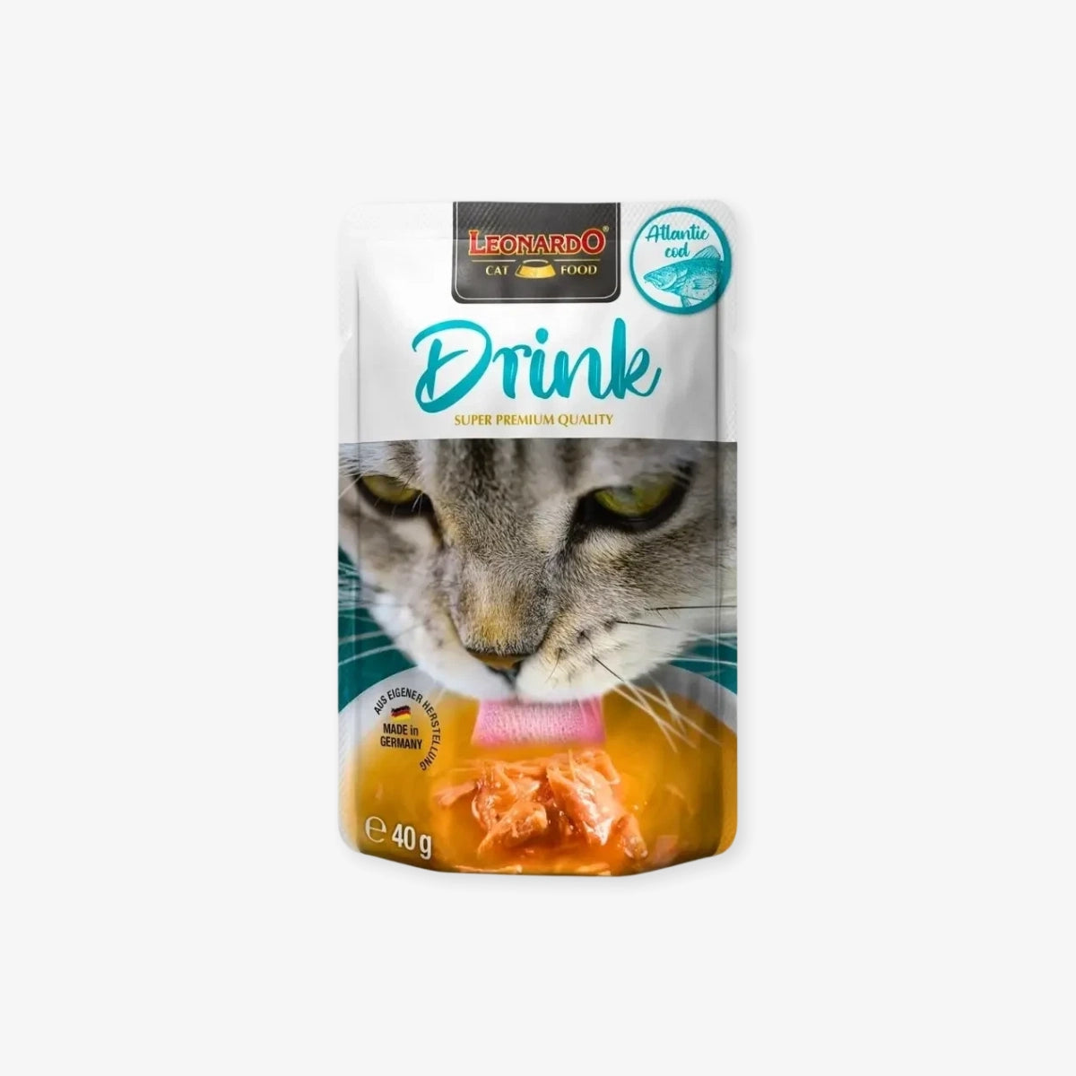 Bouillon pour chat au cabillaud leonardo