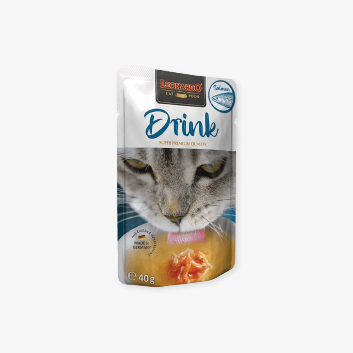 Bouillon pour chat au saumon leonardo