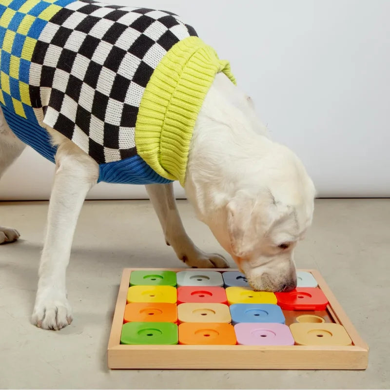 Sudoku en bois pour chien 16 cases