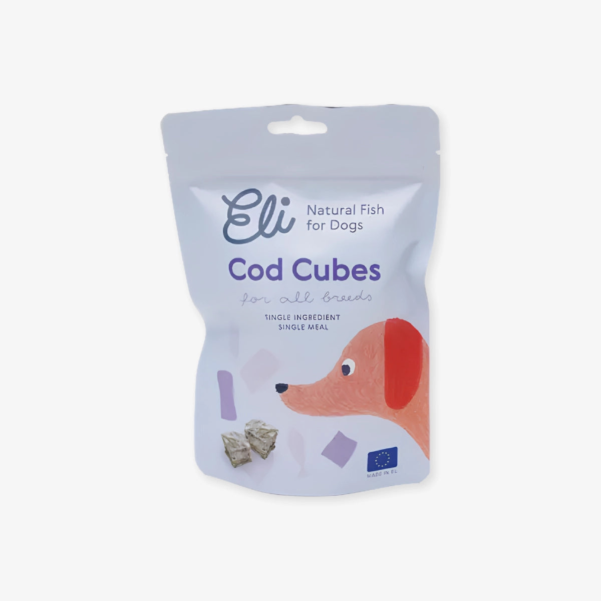 Cubes de peau de poisson pour chien