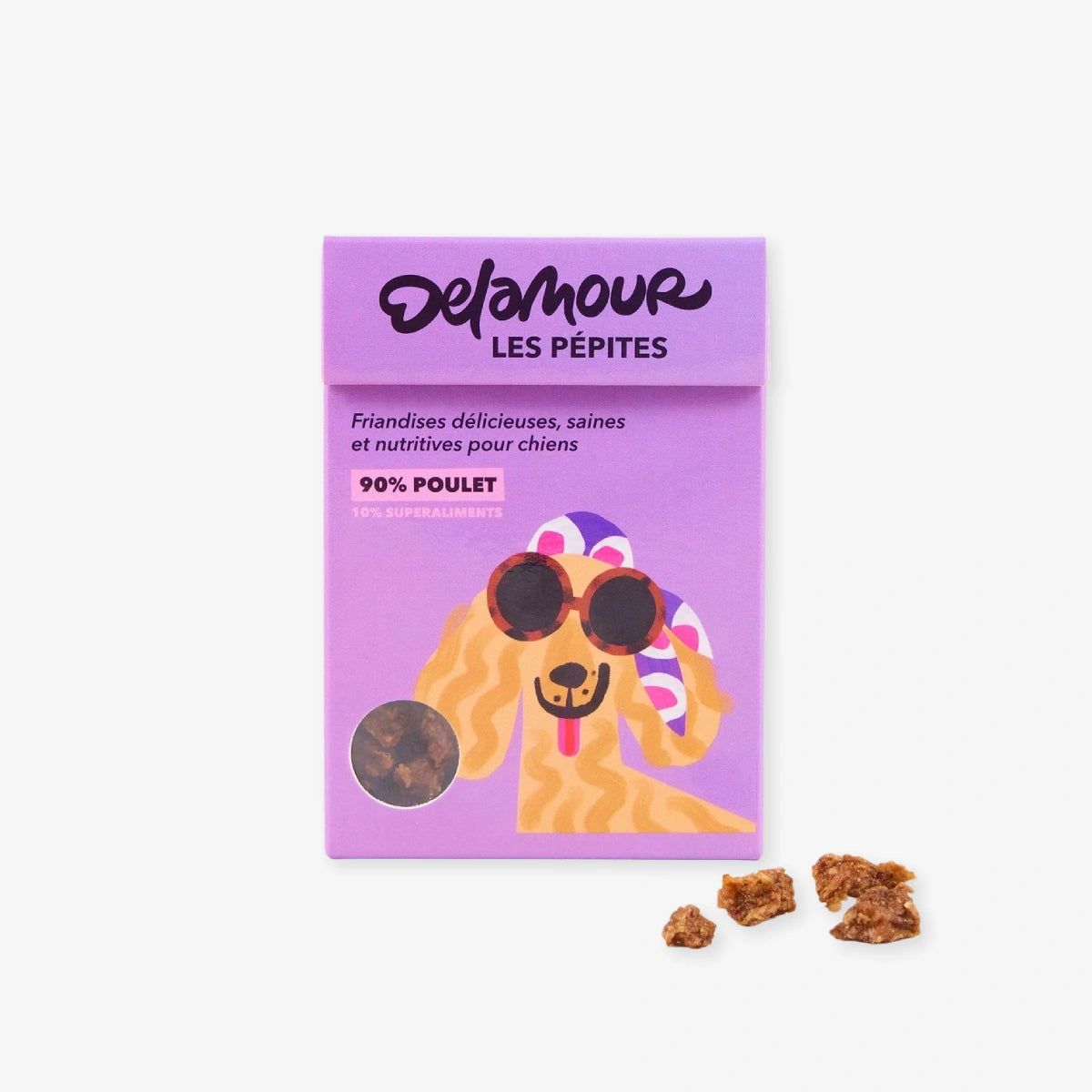 Friandises pour chien Les Pépites au poulet Delamour