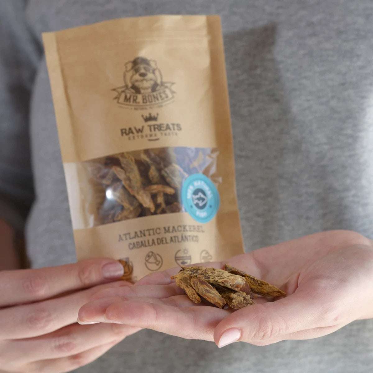 Morceaux de maquereau pour chien