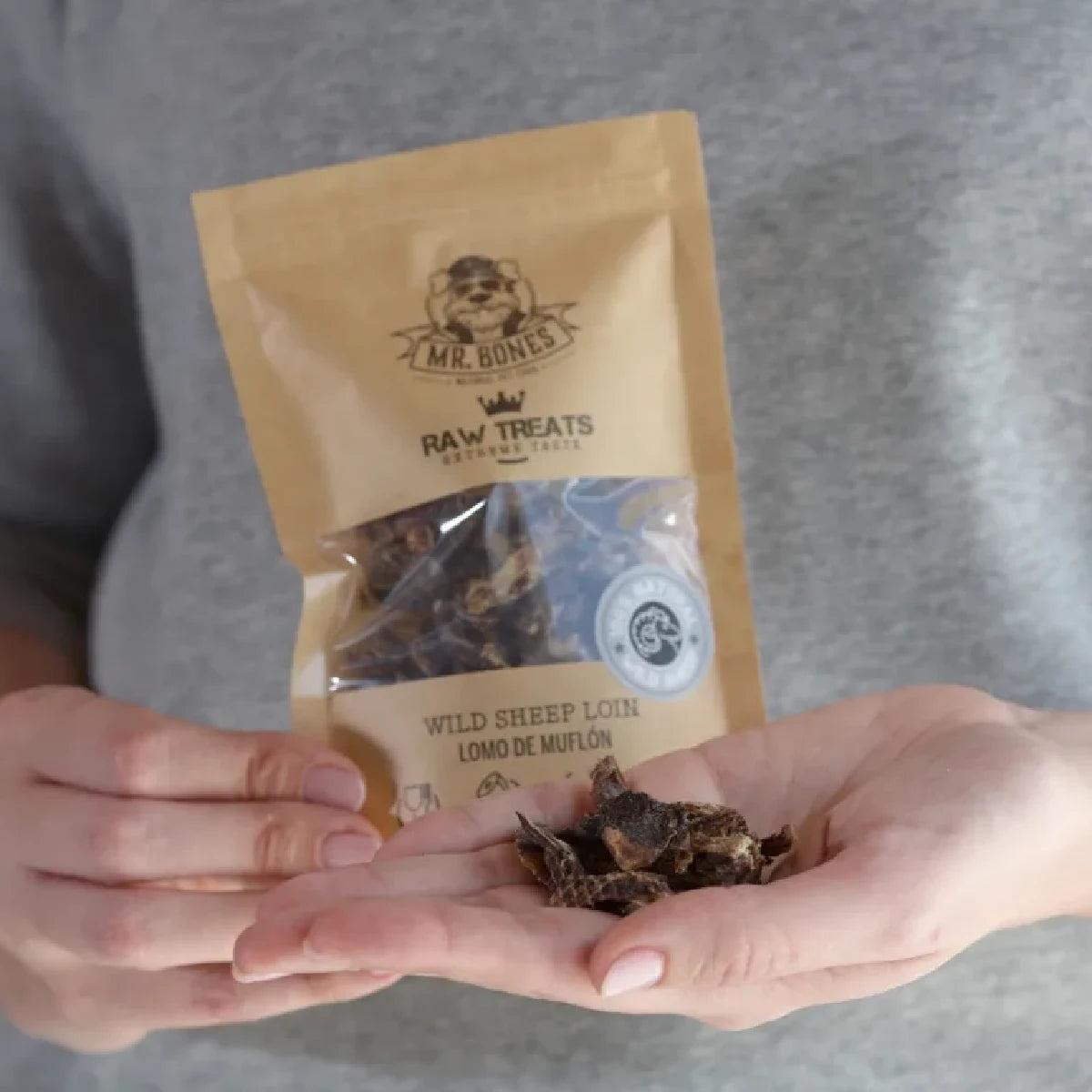 Morceaux de mouton pour chien