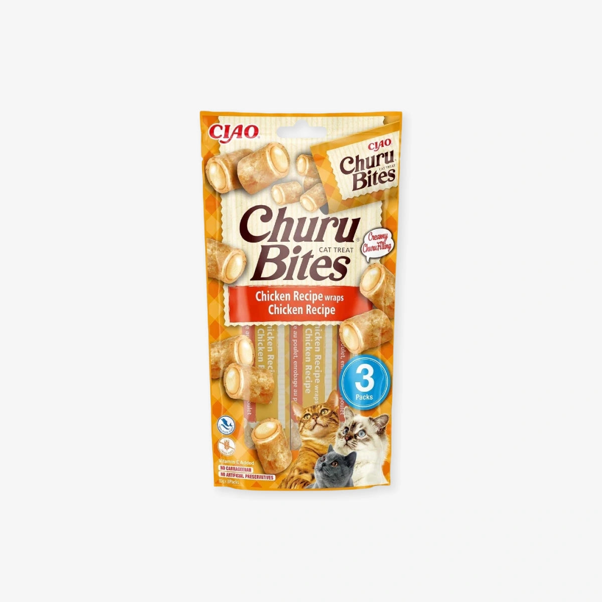 Friandises pour chat Churu Bites au poulet