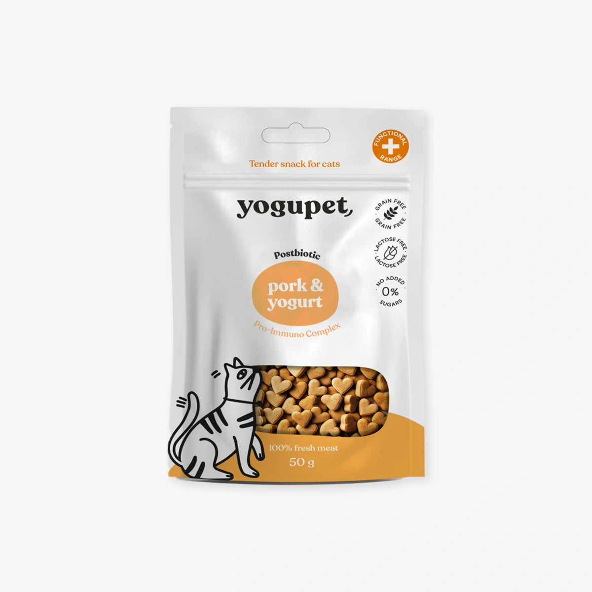 Friandises pour chat Porc et kéfir
