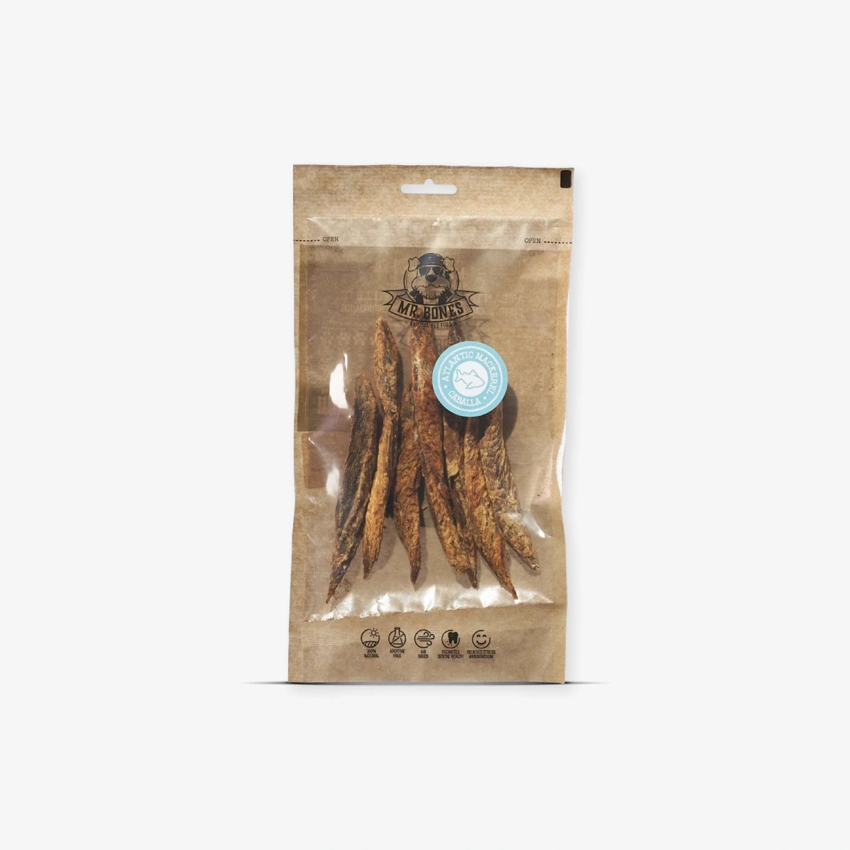 Filets de maquereau séchés pour chien