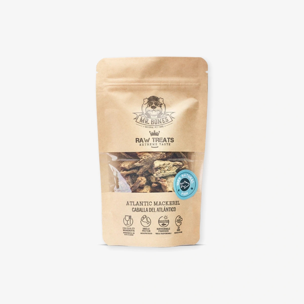 Morceaux de maquereau pour chien