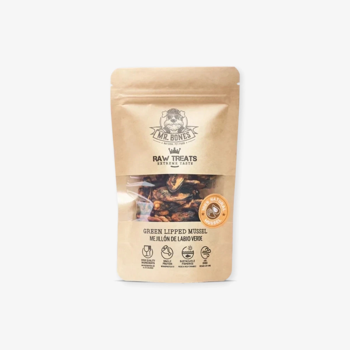 Moules à lèvres vertes séchées pour chien