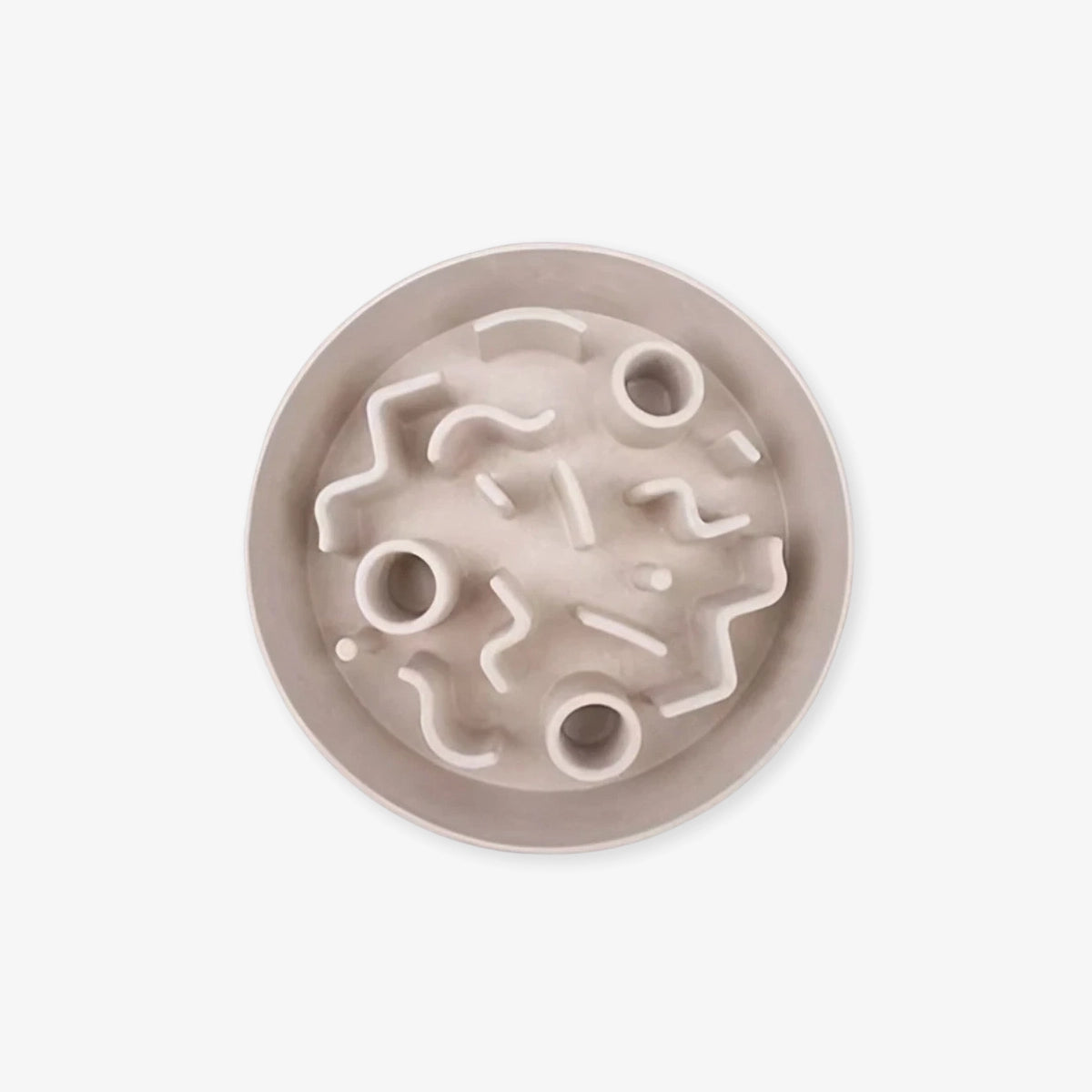 Gamelle anti-glouton pour chat en bambou