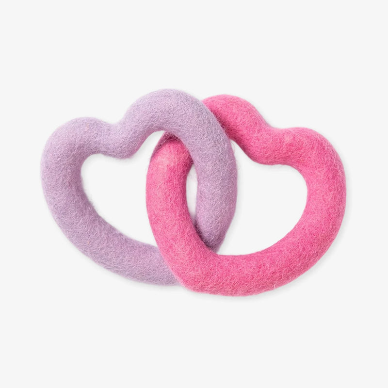 jeu à tirer pour chien coeur en feutre de awoo