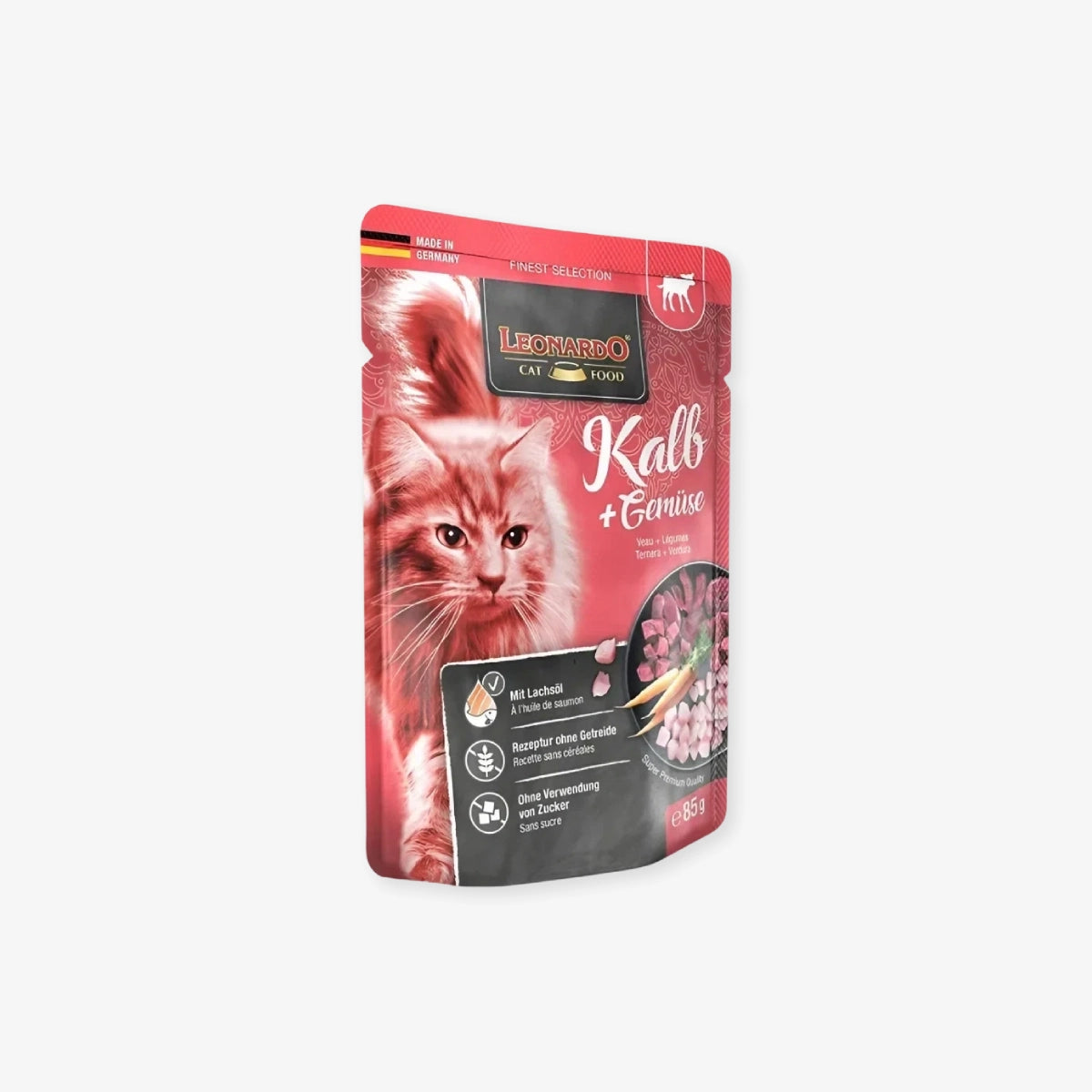 Pâtée pour chat veau et légumes