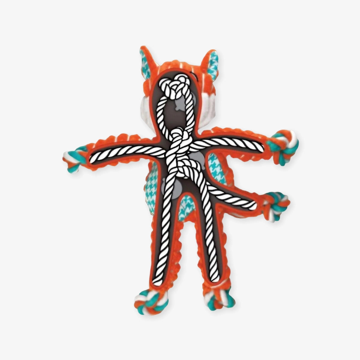 Peluche pour chien Floppy Knots Renard