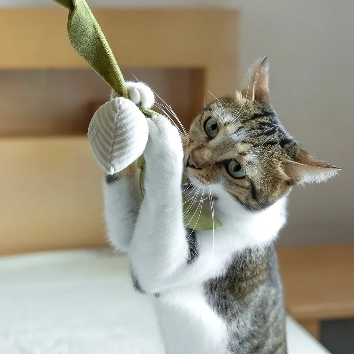 Jouet pour chat Radis crème