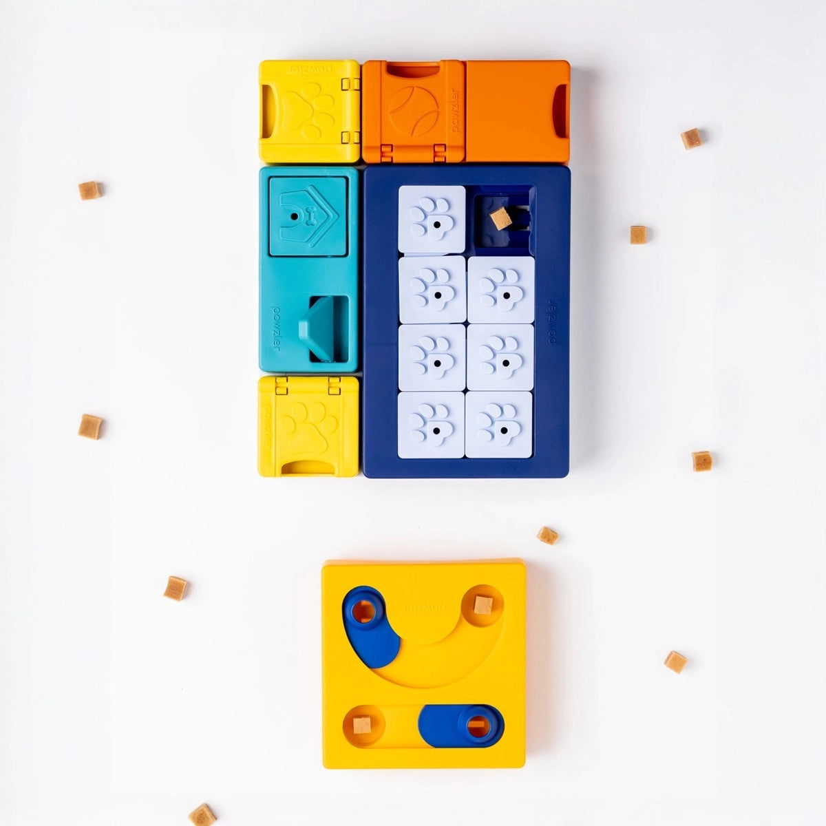 jeu d'intelligence pour chien smarty set pawzler avec friandises