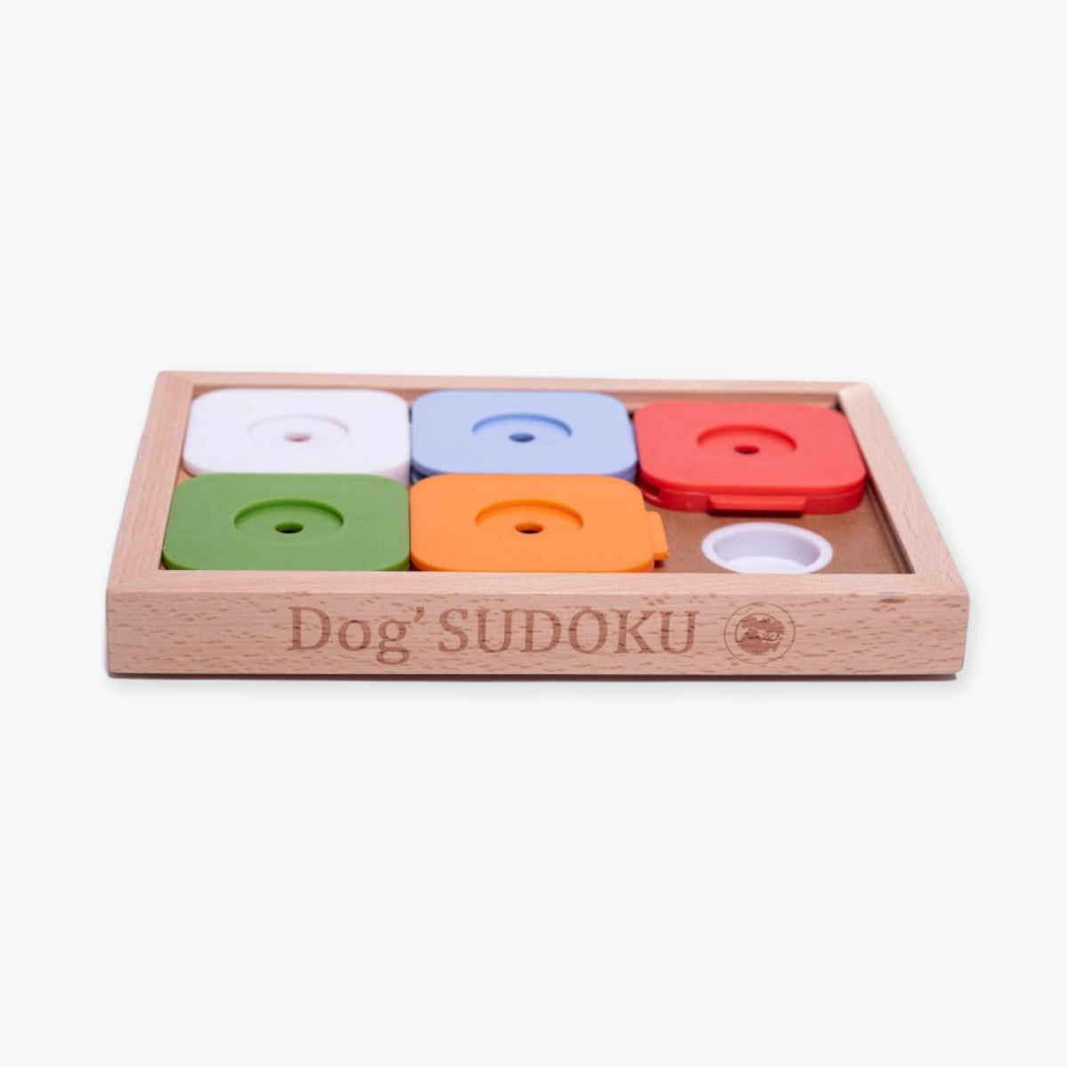 Sudoku en bois pour chien 6 cases
