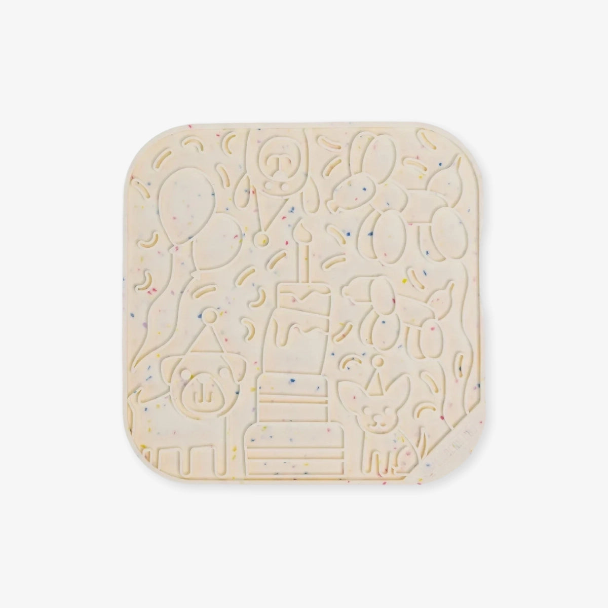 Tapis de léchage pour chien Anniversaire