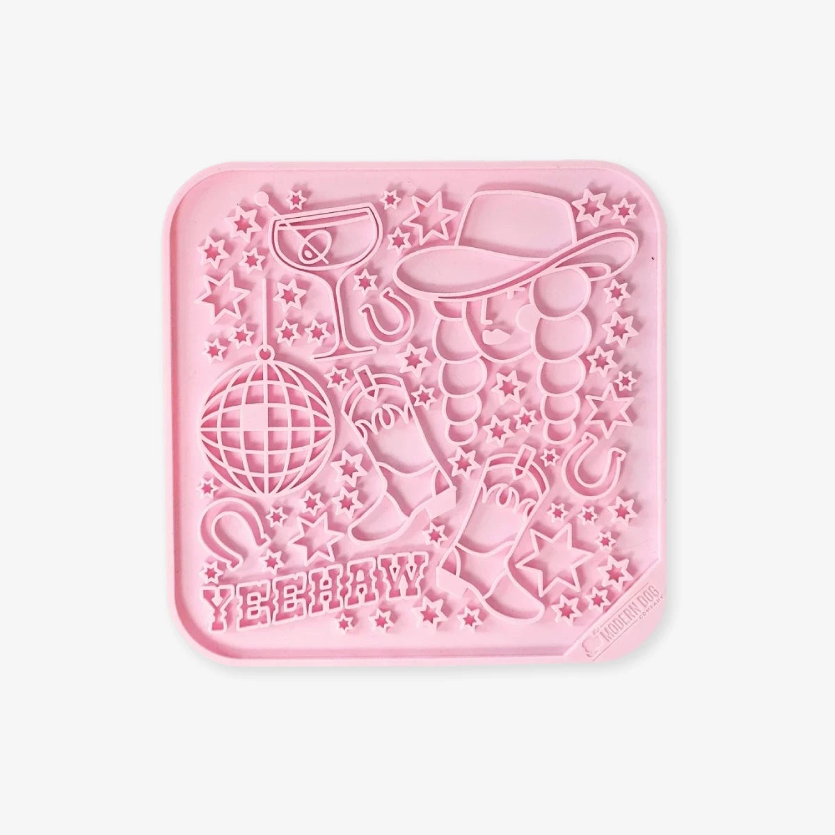 Tapis de léchage pour chien Cowgirl