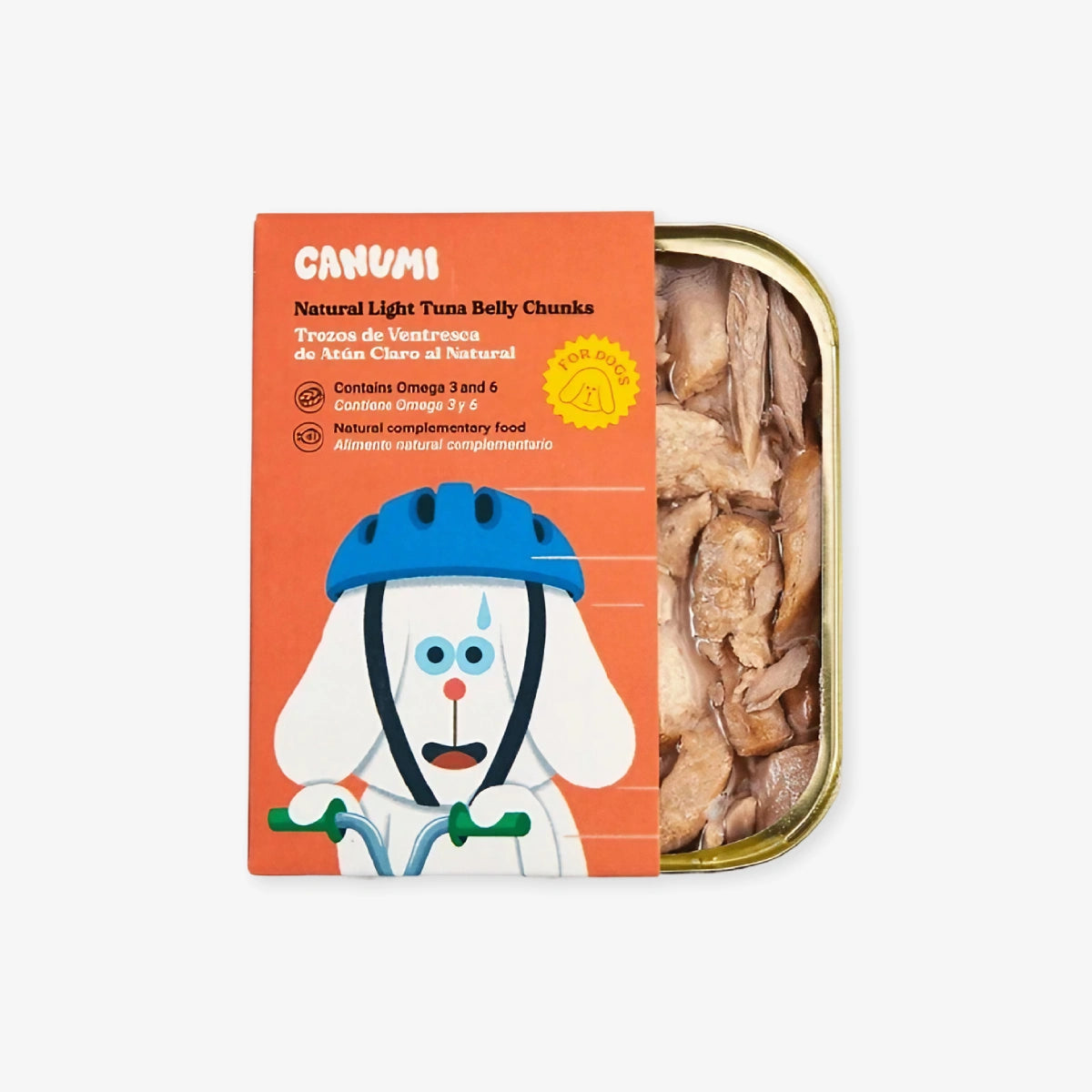 Morceaux de thon albacore pour chien